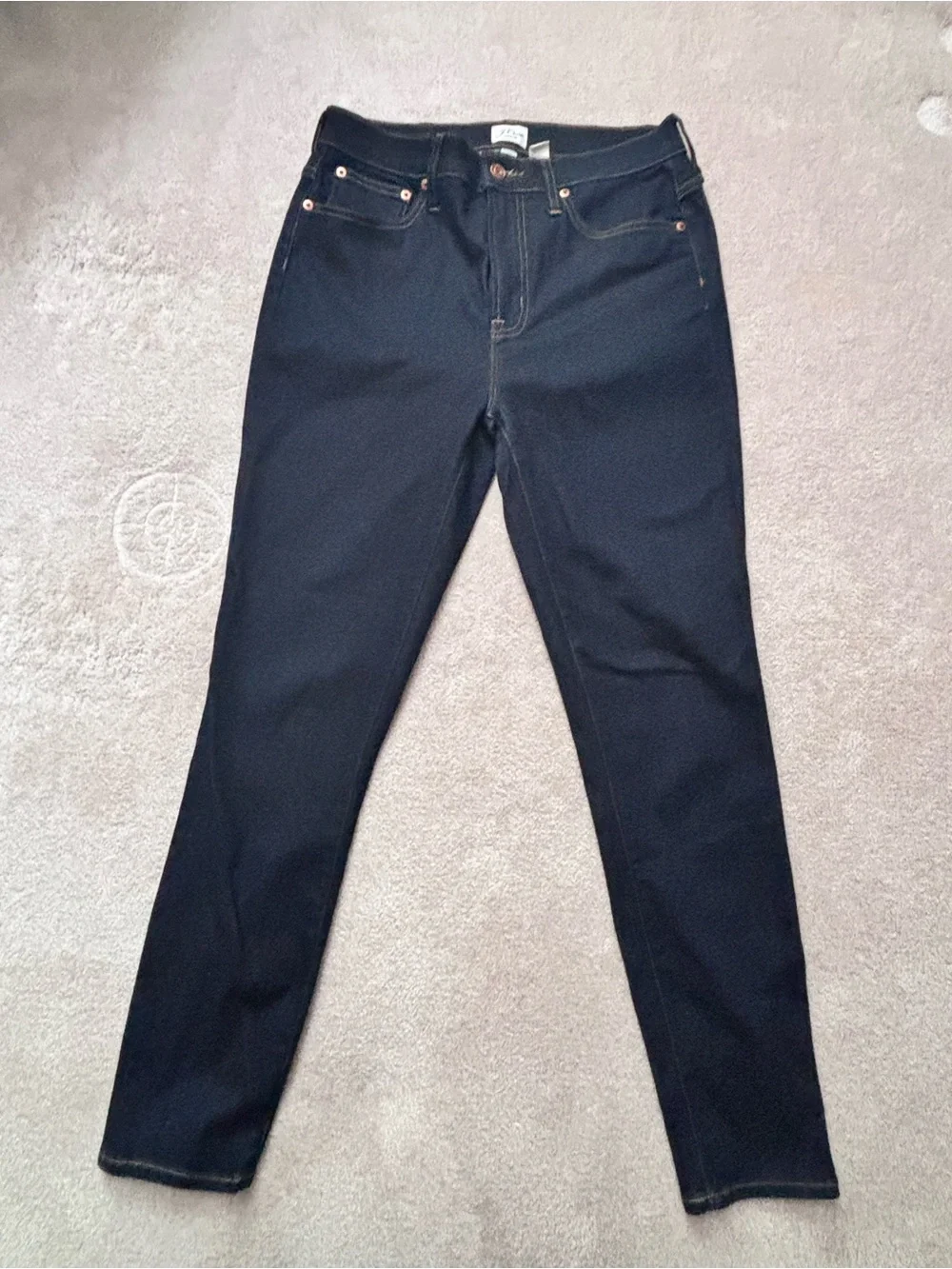 J. Crew Deep Indigo Skinny Jeans